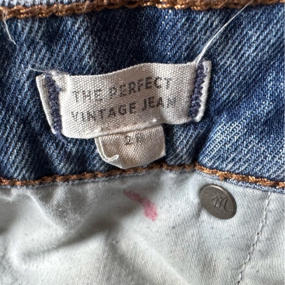 Madewell The Perfect Vintage High Rise Tapered Jean Women’s size 28 - Picture 8 of 13